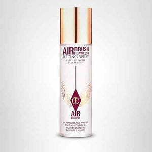 Charlotte Tilbury Airbrush Flawless Setting Spray - Ultra-Fine Hydrating Mist to Prime & Set Face Makeup For Up to 16Hr - Soothes, Blurs Pores & Calms Skin (100ml)