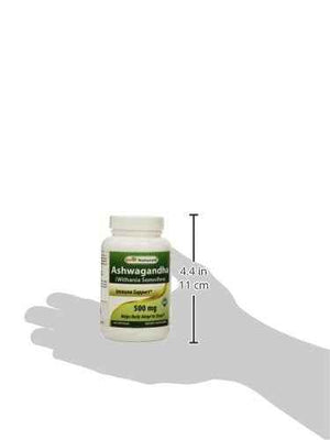 Best Naturals Ashwagandha Capsules for Relaxing Stress and Mood, 500 mg, 120 Count (Packaging may vary) Best NaturalsBuy Supplements Australia