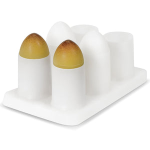 Suppository Molds Kit - Made in France, 3 Sizes (1ml, 2ml, 3ml), Reusable Suppositories Mold - 4 Trays