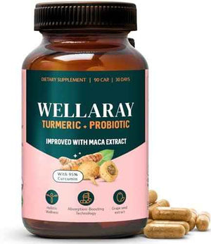 Menopause Daily Support (90 Capsules) + Lulutox Peach Herbal Tea 3-Pack (84 Servings) - Women’s Wellness Bundle for Daily Routine