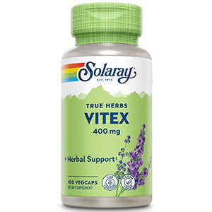 SOLARAY Vitex Berry 400mg | Womens Healthy Hormone Balance Formula