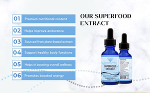 Absonutrix Superfood Extract 390 mg, 4 Oz Liquid, 302 Servings, Made in USA, Quick Absorption, Quality Potent Ingredients, Non-GMO, GMP Certified, Cruelty-Free Products Absonutrix buy supplements Au