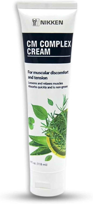 Sports Muscle Rub for Nikken CM Complex Cream 15071, Topical Muscle Relaxer Cream for Neck Tension, Legs & Knee Soreness & Muscular Body Aches, Fast, No Stain & Greaseless Massage Lotion