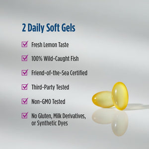 Nordic Naturals Postnatal Omega-3, Lemon - 60 Soft Gels - 1120 Total Omega-3 + 1000 IU Vitamin D3 - Formulated for New Moms; Supports Optimal Wellness, Positive Mood, Healthy Metabolism - 30 Servings Nordic NaturalsBuy Supplements Australia