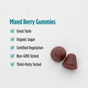 Nordic Naturals Stress Relief Gummies, Mixed Berry, 40 Gummy Supplements, Supports Daily Mood and Immune System Health, Non-GMO, Vegetarian, 20 Servings