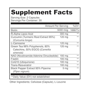 LIVELY VITAMIN CO. Perfect Ten - Anti-Aging & Antioxidant Supplement - Biotin & Lipoic Acid - Healthy Hair, Skin, Nails - Energy Boost - Sharper Brain Function - Stronger Immunity - 60 Capsules LIVELY VITAMIN CO buy supplements Au