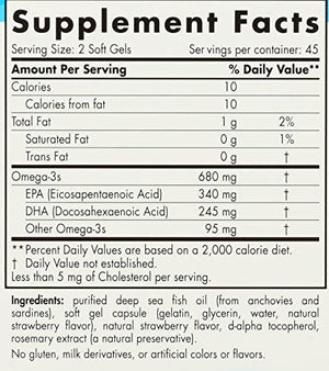 NORDIC NATURALS Junior Ultimate Omega Chewable Softgels, 680 Mg, 90 CT Nordic NaturalsBuy Supplements Australia