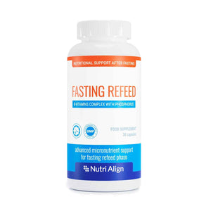 Nutri-Align Fasting Refeed Multivitamin - 30 Fasting Multi Vitamin Capsules - Multivitamin for Men & Women - Vitamin B Complex, Phosphorus & Vitamin D & C Fasting Multivitamins - Gluten Free