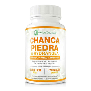 Max Strength Chanca Piedra, Hydrangea & Dandelion Root - Natural Kidney & Gallbladder Formula - Stone Breaker, Flush Impurities, Cleanse Urinary Tract - Enhanced with BioPerine. 60 Veggie Capsules. WiseceuticalBuy Supplements Australia