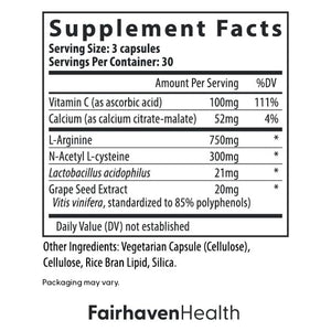 Fairhaven Health FertileCM Fertility Supplement for Women, Capsules - Fertile Cervical Mucus, Ovulation Cycle, Includes L-Arginine, N-Acetyl-Cysteine, Grape Seed Extract and Vitamin C - 90 Capsules Fairhaven HealthBuy Supplements Australia