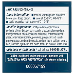 Advil Pain Reliever and Fever Reducer, Ibuprofen 200mg for Pain Relief - 24 Coated Tablets AdvilBuy Supplements Australia
