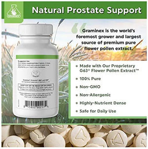 Graminex PollenAid Prostate Supplement: All Natural Prostate Support for Bladder Control & Urinary Tract Health, Rye Pollen Extract Made in USA, 200 Tablets GraminexBuy Supplements Australia