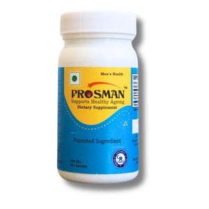 Prosman Supplement - Supports Healthy ageing & Improves Urinary Function | Patented Ingredient | Prunus domestica/pygeum (1Pack- 60 Capsules) PROSMAN buy supplements Au
