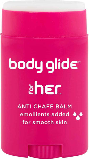 Body Glide For Her Anti Chafe Balm - Chafing stick with added emollients - Great for dry