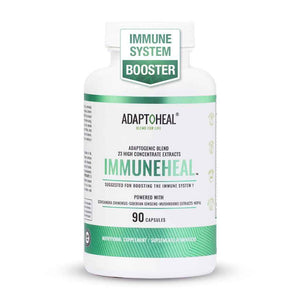 ADAPTOHEAL - Immuneheal - Adaptogen, Immune System Booster Supplement with Schisandra Chinensis, Ginseng and Mushroom Extract (90 Capsules)