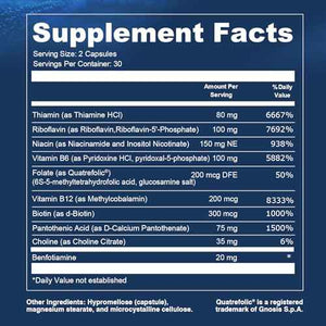 Opti + Homocysteine Capsules | Daily Brain and Heart Health Supplements* | Brain Supplement with Methylcobalamin & Methylfolate | 60 capsules/30 Servings Opti + Life buy supplements Au