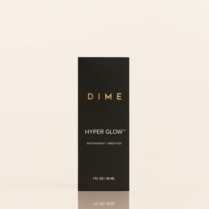 DIME Beauty Hyper Glow Treatment Vitamin C Serum Dark Spot Remover for Face Brightening Hydrating Antioxidant Vitamin C Serum for Face with Ferulic Acid Resveratrol Hyaluronic Acid Aloe 1 oz / 30 ml DIMEBuy Supplements Australia