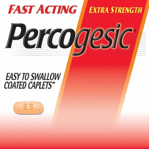 Percogesic Extra Strength Pain Relief - Aspirin Free Dual Action Relief - 40 Coated Caplets (3 Pack)