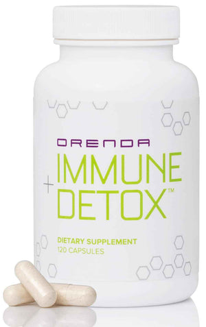 Orenda Immune + Detox - Specialized Formula with Calcium d-Glucarate, Beta 1,3 Glucans & IMMUSE for Wellness and Balance - 120 Capsules