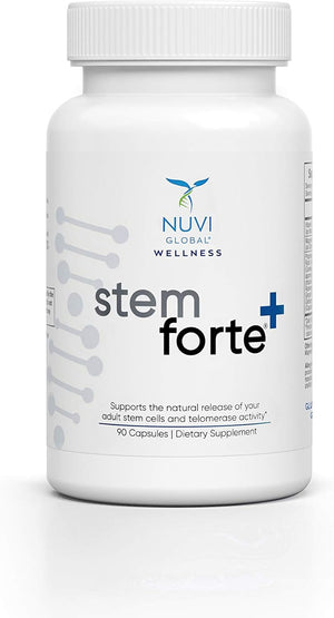 NuVi Global Stemforte Plus Stem Cell and Telomere Supplements – Cell Regeneration, Cell Growth & Telomere Support for Healthy Aging & Cellular Health – 90 Capsules for Men & Women NuVi Global buy supplements Au
