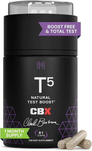 HPN T(5) Testosterone Support for Energy & Endurance, 81 Capsules - Testofen and LJ100 formula supports testosterone, energy, endurance and muscle performance; vegan-friendly, 81 capsules.
