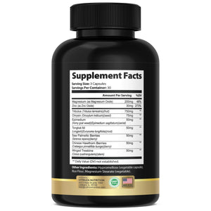 VYTRUZA Nutrition Advanced T-Boost Formula Test Support Capsules, Premium Ingredients, Energy, Strength Support Supplement for Men, 90 Capsules VYTRUZA buy supplements Au