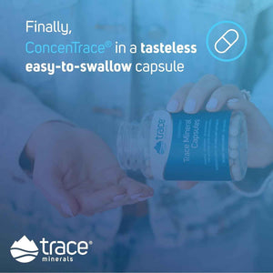 Trace Minerals ConcenTrace Trace Mineral Capsules - ConcenTrace Capsules for Overall Health - Bone Strength, Muscle Recovery & Energy Support