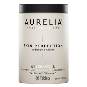 AURELIA Skin Perfection | Advanced Cellular Anti-Aging Supplement | Enhance Skin Clarity, & Tone | with Zinc, Resveratrol, Niacinamide, Ergothioneine, & Vitamin C AURELIABuy Supplements Australia