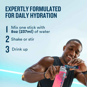 DripDrop Hydration Variety Pack Bundle Electrolyte Packets, 48 Count - Piña Colada, Mango, Açaí, Passion Fruit, Watermelon, Berry, Lemon, Orange, Fruit Punch, Grape, Strawberry Lemonade, Cherry