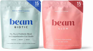 BEAM Biotic, Glow, Wellness Bundle, Biotic for Gut Health, Glow for Hormone Balance for Women