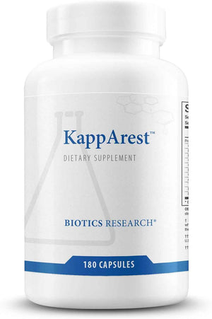 BIOTICS RESEARCH KappArest Turmeric Capsules Supplement - Curcuma Curcumin, Boswellia, Propolis, Ginger, 1150mg/Svg, Supporting Ease, Comfort & Non-Swelling, Antioxidant High Absorption 180 Capsules