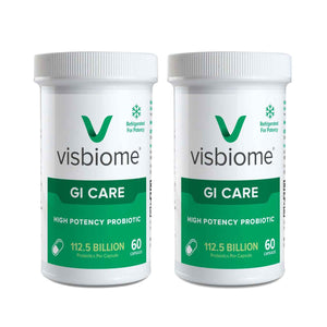 Visbiome GI Care High Potency Probiotic, 112.5B CFU, 60 Capsules - Original De Simone Formulation, Multi-Strain, Refrigerated Probiotics, Low FODMAP Certified, Gluten-Free, Made in USA
