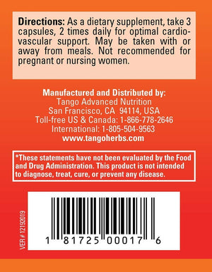 CardioPhase Natural Heart Support Supplement for Healthy Circulation and Cardiovascular Performance (180 Vegetarian Capsules) TangoBuy Supplements Australia