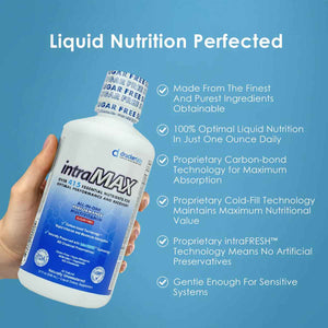 intraMAX Drucker Labs Organic Sugar-Free All-in-One Performance Liquid Multivitamin for Men & Women | Non-GMO, Gluten & Dairy Free | with Magnesium, Zinc, Vitamins D, C & E | 32 oz intraMAX buy supplements Au