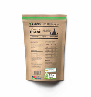 Certified Organic Australian Greens Whole Food Blend | 7 Incredible Whole Foods | No fillers or additives Forest Super Foods buy supplements Au