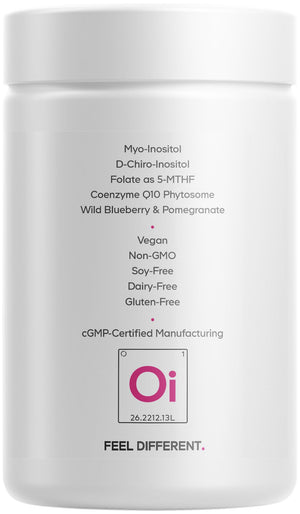 Codeage Liposomal Ovarian Inositol+ Supplement - Myo-Inositol & D-Chiro-Inositol 40:1 Blend, Folate 5-MTHF, CoQ10, Pomegranate & Wild Blueberry, Liposomal Delivery, Non-GMO, Gluten-Free - 120 Capsules CodeageBuy Supplements Australia
