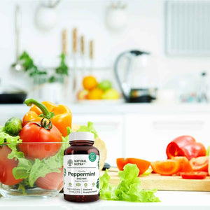 Natural Nutra Chewable Peppermint Digestive Enzyme Supplement, Help to Relieve Gas, Indigestion, and Other Digestive discomforts, Stomach Calmness, Papaya (Papain)