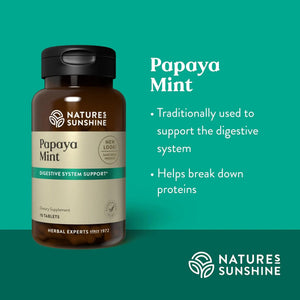 Papaya & Peppermint by Nature's Sunshine Nature's SunshineBuy Supplements Australia