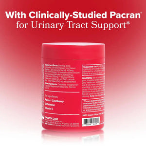 O Positiv URO Urinary Tract Health Supplement for Women, 60 Count (Pack of 1) - Urinary Support Vitamins with Pacran Complete Cranberry Extract, D-Mannose, & Vitamin C - Vegan & Gluten-Free O PositivBuy Supplements Australia