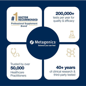 Metagenics OmegaGenics Fish Oil EPA-DHA 720 mg - High Potency Omega-3 Supplement - Supports Heart, Joint, Brain & Immune Health* - Sustainably Sourced