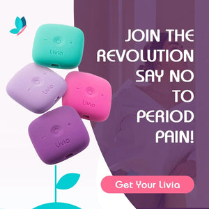 Livia Menstrual Pain Relief Device, Purple โ Off-Switch for Period Pain โ Portable & Discreet โ Rechargeable, Up to 8 Hours Battery โ Complete Kit with Stick-On Pads โ The Go-to Travel Partner LiviaBuy Supplements Australia