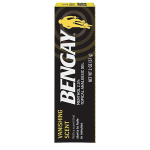 Bengay Menthol 2.5% Topical Analgesic Gel Vanishing Scent 2oz BengayBuy Supplements Australia