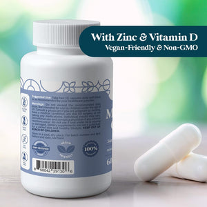 Pattern Wellness Magnesium Complex – Supports Muscle, Bone & Relaxation Health – with Zinc & Vitamin D – Daily Support Formula – 60 Vegan Capsules Pattern Wellness buy supplements Au