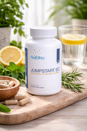 NuEthix Formulations Jumpstart EC, Endocrine System Homeostasis Dietary Supplement, 120 Capsules NuEthix FormulationsBuy Supplements Australia