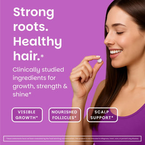 EZ Melts Hair Health Complete - Hair Supplement to Support Strength & Growth - Includes AnaGain Nu, Biotin, Apigenin, Bambo Silica & More - 60 Sublingual Tablets (30 Servings) EZ Melts buy supplements Au
