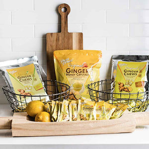 Prince of Peace Original Ginger Chews, 1 lb. - Candied Ginger - Candy Pack - Ginger Chews Candy - Natural Candy