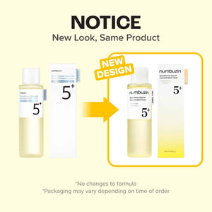 numbuzin No.5 Vitamin Boosting Essential Toner, Radiance-Boosting Vitamin Toner for Uneven & Dull Skin, Glutathione, Vitamin C, Niacinamide