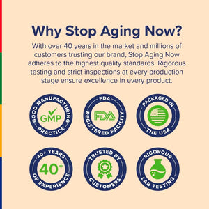 Stop Aging Now - Dynamic Man - Complex Supplement - 30 Vegetarian Capsules Stop Aging Now buy supplements Au