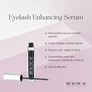 BEAUTICAL Eyelash Serum – Lash Enhancing & Conditioning Formula with Botanical Ingredients for the Appearance of Fuller, Shinier & Healthier-Looking Lashes – Nourishing Lash Care, 3ml BEAUTICALBuy Supplements Australia