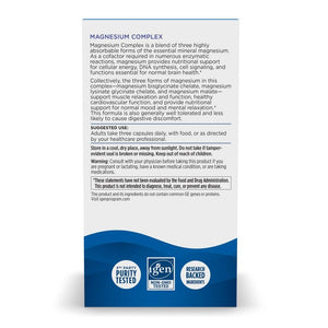 Nordic Naturals Magnesium Complex - 90 Capsules - 225 mg Magnesium, 1.9 mg Iron - Brain & Heart Health, Mood, Energy, & Muscle Relaxation - Non-GMO, Vegan - 30 Servings Nordic Naturals buy supplements Au